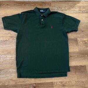 Ralph Lauren Men's Dark Green Polo Shirt